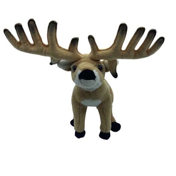 Wildlife Artists | Toys | Wildlife Artists Deer Buck Plush Toy Antlers ...